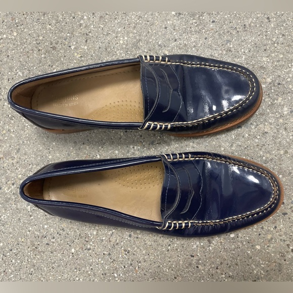 Weejuns G.H. Bass & Co. Navy "Viviana" Penny Loafer Size 8.5 - Picture 10 of 16